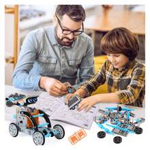 HENGPHY 12-In-1 Stem Solar Robot Kit Toys For Kids 8 9 10 11 12 13 Years Old, Educational Building Gear Toy With 190 Pieces, Science Experiment Set For Kids Boys Girls Christmas Birthday Gifts - 彩色 - 查看 5