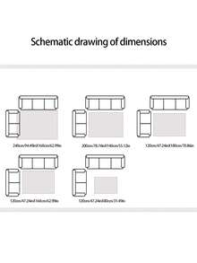 A Rectangular Black And White Striped   Living Room Carpet Modern Minimalist Bedroom Fluffy Rug Large Area Sofa Coffee Table Floor Mat - Si Nian - View 2