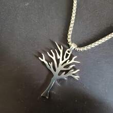 1pc New Hip-Hop Style High Quality Stainless Steel Tree Of Life Pendant Necklace For Men And Women