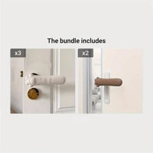 3 Packs, Silicone Door Handle Protector, Silent Bathroom Door Handle, Home Thickened Anti-Collision Wall Protection Pad - Multicolor - View 8