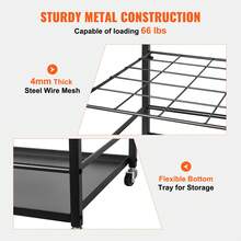 Blueprint Storage Rack, 50 Slots Blueprint Holder With Wheels, Mobile Metal Blueprint Storage Cart For Construction Plan Map Poster Architectural, Roll File Holder For Home, Office, School - màu đen - Xem 3
