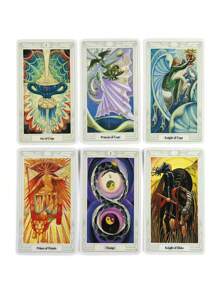 1 Set THOTH Tarot Cards Unlocks Your Inner Wisdom - QR Code Guide For Beginners, Board Game