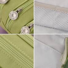 3-Layer Large Capacity Pencil Case, School Multifunction Double-Zipper Pencil Pouch, Stationery Supplies, Desk Storage Bag, Education Gifts, Creative Cosmetic Bags Back To School,Back To School,School Supplies - 21cm*9cm*5cm - View 7