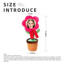DIY Customized Electronic Singing, Dancing, Talking, Recording Toy, Flirty Flower Adult Novelty Funny Gift For Office, Party, Birthday, Christmas, Halloween, Thanksgiving, Valentine's Day (Batteries Not Included)