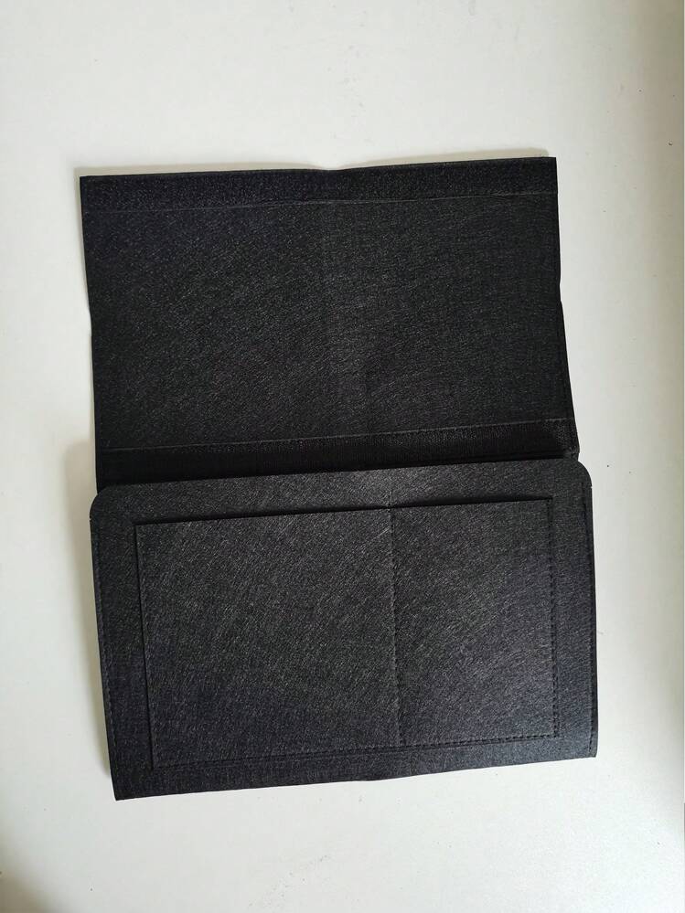 1개 펠트 침대 옆 수납 정리 가방 3개 포켓 포함, 잡지, 책, 휴대폰, 태블릿, 아이패드, 케이블, 리모컨 및 물병에 적합, 가정, 기숙사, 소파용. 장식, 휴일, 방, 가정, 침실 장식을 위한 자체 접착 수납 가방 - 하나의 사이즈로 모든 용도에 적합 - 보기 16