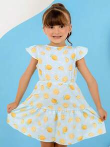 Children's Dress 3 Marias Princess - Màu xanh bụi bặm - Xem 3