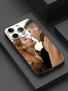 1 Customized Protective Case And 2 Silk Screen Full Screen Protective Tempered Films, Personalized Personalized Personalized Picture Phone Case, Shockproof Silicone And Printing Design, Compatible With IPhone Models