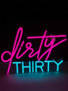 1pc Neon Light Wall Decor LED Letter Multi-Color Decorative Light, Suitable For Room, Gym, Bedroom, Birthday, Bar