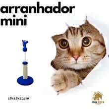 Cat Scratching Post With Toy - 藍色 - 查看 1