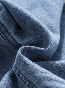 2pcs/Set Girls Young Girl Floral Sweatshirt & Denim Set, Autumn Winter