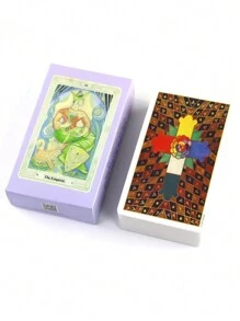 1 Set THOTH Tarot Cards Unlocks Your Inner Wisdom - QR Code Guide For Beginners, Board Game