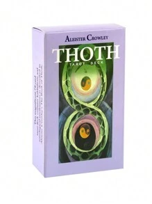 1 Set THOTH Tarot Cards Unlocks Your Inner Wisdom - QR Code Guide For Beginners, Board Game