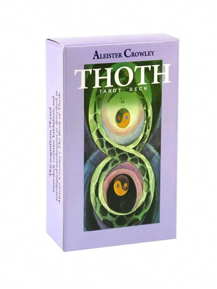 1 Set THOTH Tarot Cards Unlocks Your Inner Wisdom - QR Code Guide For Beginners, Board Game