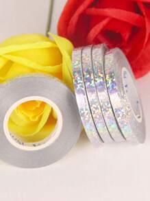 10pcs Mixed Shiny Laser Party Balloon Ribbon & String For Decoration, Birthday, Wedding Party Supplies, Back To School Valentine Day