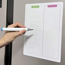 Magnetic Erasable Whiteboard Fridge Magnets For Notes And Messages, Creative Self-Discipline Schedule Board - Multicolor - View 8