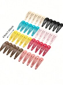 10/20st dames Y2k snoepkleurige haarclips, schattige zijclip voor pony in verschillende kleuren, dagelijks mode-accessoire
