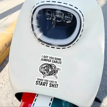 1 件 我给你买了一些跨接电缆，因为你喜欢开始贴纸 | 有趣和讽刺的防水乙烯基贴纸贴花 | 非常适合汽车、笔记本电脑和安全帽 | 送给同事和机械师的理想礼物 | 高品质且耐用 - 彩色 - 查看 6