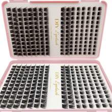 384pcs Individual Lashes Eyelash Book Clusters Extensions False Eyelash DIY At Home Cluster Eyelash Extensions Makeup Lash Clusters,Eye Lash Clusters,Individual Eyelashes,Lashes,Fake Lashes