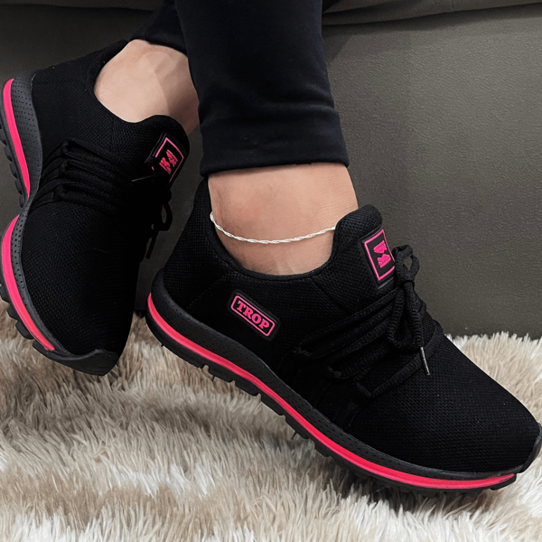 Tênis Feminino Esportivo Corrida Caminhada Academia leve