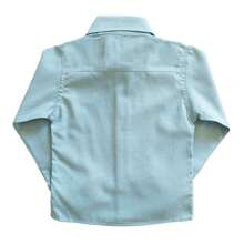 Miguelito Moda Infantil Sophisticated Long Sleeve Children's Dress Shirt For Boys - Blue - View 2