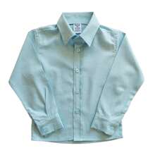 Miguelito Moda Infantil Sophisticated Long Sleeve Children's Dress Shirt For Boys - Blue - View 1