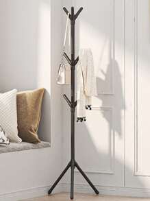 Perchero De Pie Perchero Metálico Para Colgar Ropa 3 Niveles - Negro - Ver 1