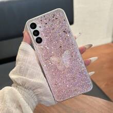 Cell Phone Lanyards 1pc Galaxy Glitter High Sparkle DIY Butterfly & Heart Bracelet Phone Case Compatible With Apple And Android Phones For Girls And Women - White - View 8