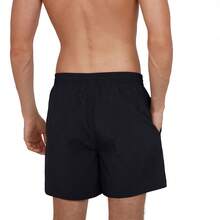 Speedo Mens Essentials 16 Swim Shorts (Black) - Black - View 6