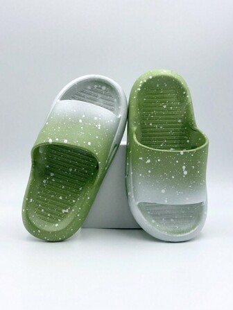 1 对儿童渐变色 PVC 防滑平板滑梯，适合室内和室外、浴室、夏季