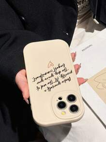 字母手机壳，标语手机壳，适用于三星，乳白色手机壳，适用于 iPhone、Galaxy、iPhone 11、iPhone 13、iPhone 15 Pro Max、Galaxy A54 5G/A34/A32 5G/S21 FE 5G/A53 5G/S23 Ultra/A12/S22/A23 5G/A14/A21S/A33 5G/S20 FE/S21 5G/A32 4G/S21 Ultra/S24 PLUS/S24/S24 Ultra/A13 4G/S22 Ultra/A52/A52S 5G/S23 - 彩色 - 查看 5