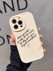 字母手机壳，标语手机壳，适用于三星，乳白色手机壳，适用于 iPhone、Galaxy、iPhone 11、iPhone 13、iPhone 15 Pro Max、Galaxy A54 5G/A34/A32 5G/S21 FE 5G/A53 5G/S23 Ultra/A12/S22/A23 5G/A14/A21S/A33 5G/S20 FE/S21 5G/A32 4G/S21 Ultra/S24 PLUS/S24/S24 Ultra/A13 4G/S22 Ultra/A52/A52S 5G/S23 - 彩色 - 查看 1