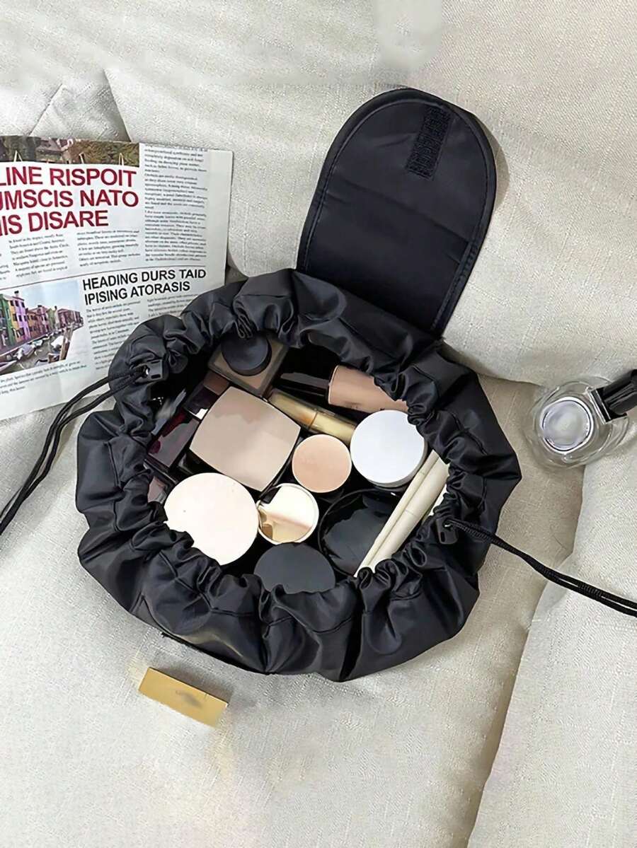 Túi đựng mỹ phẩm dây rút dành cho nữ, túi đựng đồ trang điểm du lịch, túi đựng đồ vệ sinh cá nhân chống thấm nước di động. - Xem 1