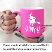 1 个 11 盎司个性化定制名字马克杯万圣节主题陶瓷马克杯，万圣节，送给儿子和女儿的最佳万圣节礼物，牛奶杯，万圣节庆祝活动的理想礼物，送给朋友的迷人礼物 - 萬聖節禮物 - 查看 17