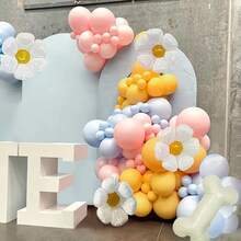 142 Chiếc Màu Tím Xanh Vàng Bong Bóng Cao Su Hoa Cúc Bóng Vòng Hoa Vòm Bộ Dành Cho Giới Tính Tiết Lộ Sinh Nhật Tiệc Cưới Chủ Đề Chó Nền đồ Trang Trí Quầy Bar Tại Nhà - Nhiều màu - Xem 2