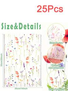 10 张/25 张薰衣草花和梨纸花印花礼品包装纸，适用于圣诞节、节日、婚礼、派对、生日、毕业礼物包装、鲜花包装、服装内衬、水果包装 - 多色 - 查看 13