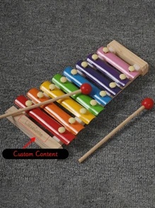 1 Dụng cụ âm nhạc 8 nốt bằng gỗ thủ công tùy chỉnh, lý tưởng cho quà tặng kỷ niệm ngày lễ, dụng cụ cầm tay 8 nốt, đồ chơi bằng gỗ tương tác đánh thức phối hợp tay-não, quà tặng ngày trẻ em - Nhiều màu - Xem 7