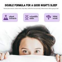 Óleo Essencial Roll-On para Dormir, Ajuda no Sono, Alivia a Ansiedade, Massagem para Dormir Rápido, Óleo Natural à Base de Plantas