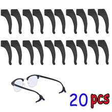 20 chiếc giá đỡ chạy bằng silicon chống trượt cho kính mắt, giá đỡ chống trượt cho kính, móc tai kính, miếng đệm tai chống trượt cho kính, miếng đệm tai kính, kẹp tai, giá đỡ màu hồng - Nhiều màu - Xem 8
