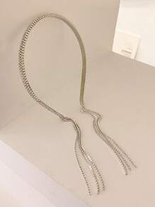 topshiny Fashionable Luxurious Multi-Layer Rhinestone Tassel Headband, High-End And Exquisite Hair Accessory For Women,Y2k,Hairband ,Hair Hoop,Hairband,Hair Hoop Headbands Head Accessories