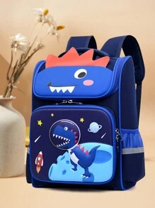 Mochila para niños con diseño de dinosaurio de caricatura lindo y de moda nueva - Ver 4