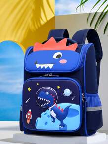 Mochila para niños con diseño de dinosaurio de caricatura lindo y de moda nueva - Ver 1