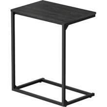 VASAGLE C Shape End Table, Small Coffee Table For Couch Or Sofa, Industrial Side Table In Living Room, Bedroom, 13.8 X 21.7 X 26 Inches - Black - View 1