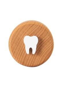 Caja personalizada para el Hada de los Dientes con nombre tallado en 3D, caja de madera para guardar los dientes como recuerdo, regalo para niño o niña. 1 pieza, multifuncional, ahorra espacio, reutilizable, compacta, exquisita, elegante, vintage, linda, personalizada, única. Regalo ideal para él, ella, novio, novia, papá, mamá, familia, amigos, mascotas, hijo, hija para aniversarios, Día de San Valentín, Día de la Madre, cumpleaños, Día del Niño, Día del Padre, graduación, bodas, inauguración de casa. Para usar en la sala de estar, dormitorio, sala de té, hogar, baño. - Color madera Estilo 1 - Ver 4
