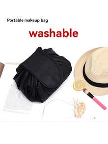 Túi đựng mỹ phẩm dây rút dành cho nữ, túi đựng đồ trang điểm du lịch, túi đựng đồ vệ sinh cá nhân chống thấm nước di động. - Xem 6