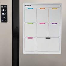 Magnetic Erasable Whiteboard Fridge Magnets For Notes And Messages, Creative Self-Discipline Schedule Board - Multicolor - View 4