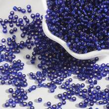3mm-30g/900pcs,Glass Seed Beads Bulk,Small Craft Beads,Small Beads,Transparent Silver Lined Small Round Pony Beads Bulk For Jewelry Making,Loose Spacer Beads For Jewelry Making Supplies,DIY Crafts Necklace