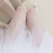 Vibrant Fishnet Stockings Multicolor Adult Sexy Fishnet Stockings - 白色 - 查看 2