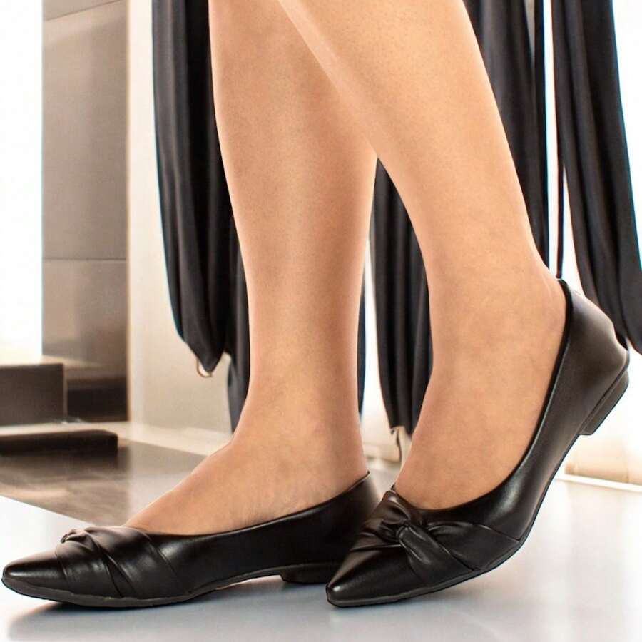 Women Flats - 黑色 - 查看 1