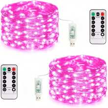 万圣节快乐灯串 1 件或 2 件 33 英尺 100 个 LED 仙女灯 USB 带遥控器圣诞灯带遥控器防水 8 种模式萤火虫闪烁灯串适用于圣诞节、婚礼户外装饰万圣节派对、家居装饰、厨房装饰、万圣节装饰、房间装饰、圣诞装饰、派对装饰、派对礼物、万圣节装饰、圣诞装饰、万圣节礼物、圣诞礼物、厨房用品、厨房用具、厨房工具、厨房用品。 - USB - 查看 21