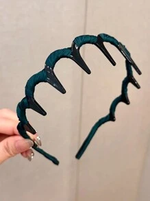 1/2/3 chiếc băng đô vải trơn màu thủ công cho nữ, dây buộc tóc co giãn thoải mái, phụ kiện tóc phong cách Pháp cổ điển thanh lịch, chống trượt, không gây hư tổn - Nhiều màu - Xem 14